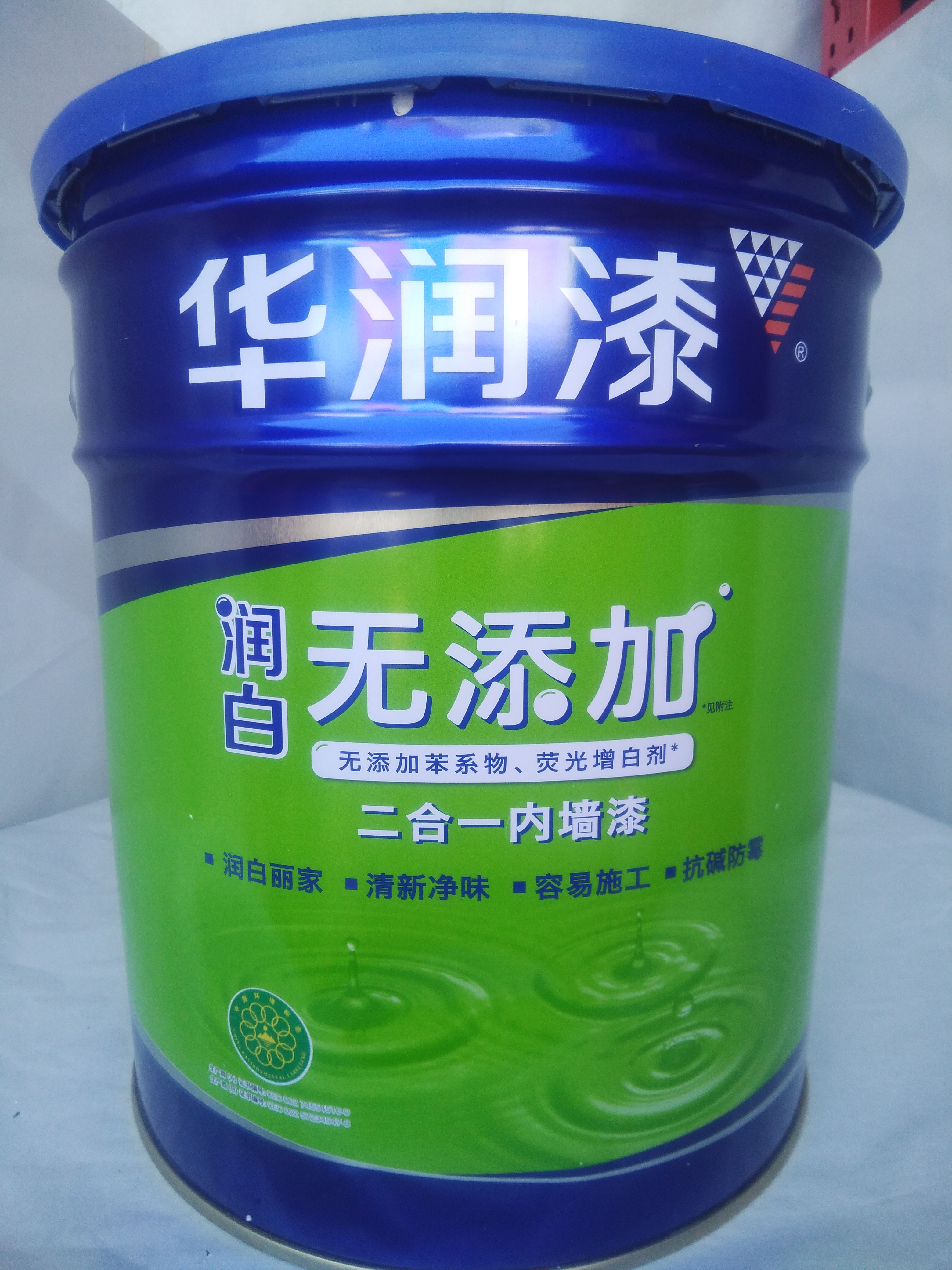 华润乳胶漆润白无添加二合一内墙漆 18L在类目 基础建材, 涂料(乳胶漆), 内墙乳胶漆中 - 来自Buy2taobao.com提供专业的淘宝代购服务