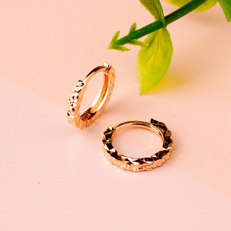Lost jewelry 18K Rose Gold Au750 Winnings Gypsophila Earring Ring Bag buckle Jewelry Female models 7-12mm New productsin the Jewelry/Diamond/Jade/Gold , K gold jewelry, Earrings category - from Buy2taobao.com to provide professional Taobao agent buy service