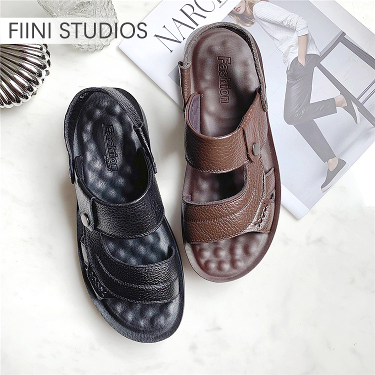 真皮平底防滑男凉鞋沙滩鞋百搭特价清仓|msdalam kategori Kasut lelaki popular, Sandal - dari Buy2taobao.com untuk memberikan perkhidmatan ejen Taobao profesional membeli