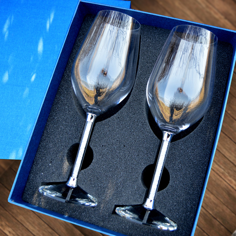 Shih Crystal Diamond Wine cup suit household Lettering Goblet With drill marry Large Goodsin the Tableware , Flagon/Wineglass/Wine , Wineglass category - from Buy2taobao.com to provide professional Taobao agent buy service