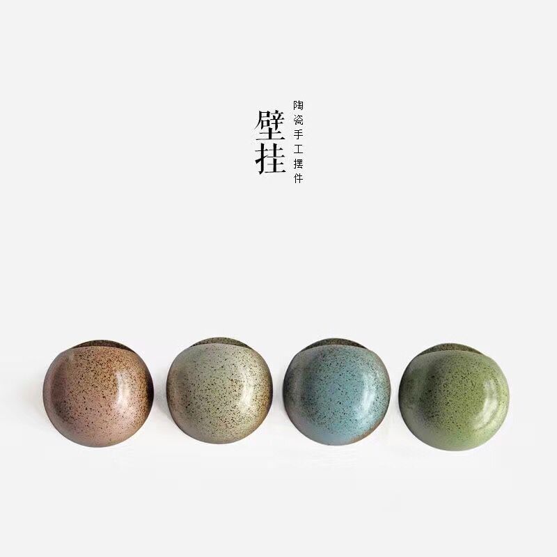 景德镇陶瓷手工壁挂 陶泥 萌物 青釉 花插 花盆 花器 包邮|msdalam kategori Aksesori rumah, mural - dari Buy2taobao.com untuk memberikan perkhidmatan ejen Taobao profesional membeli