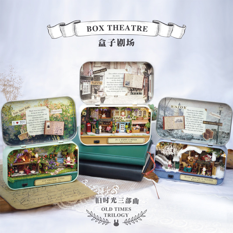 diy Cabin Box Theater manual make Toys Mini House Assemble Model birthday originality giftin the Toy/Childs/Puzzle/Building block/Model , Static model , Building/DIY Cabin/Others assembled model category - from Buy2taobao.com to provide professional Taobao agent buy service