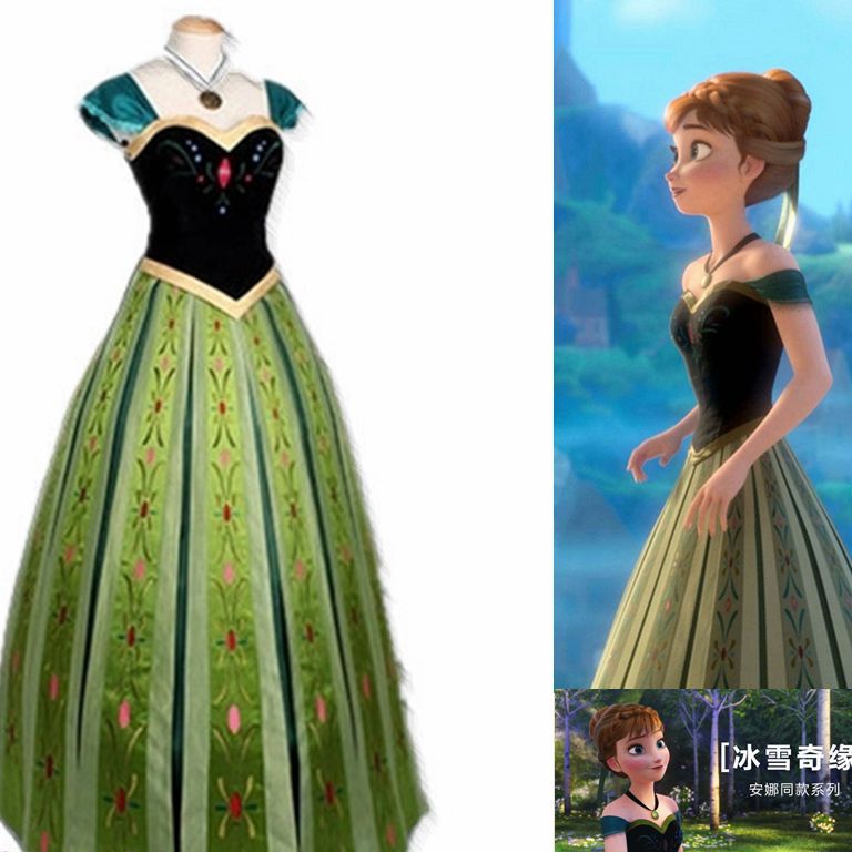 冰雪奇缘服装爱莎艾莎安娜公主裙cos迪士尼大人礼服正版成人anna|ruв категории Женская одежда, костюм/национальная одежда/театр костюм, национальная одежда/этап погрузки - от Buy2taobao.com для оказания профессиональной услуги покупки агента Taobao