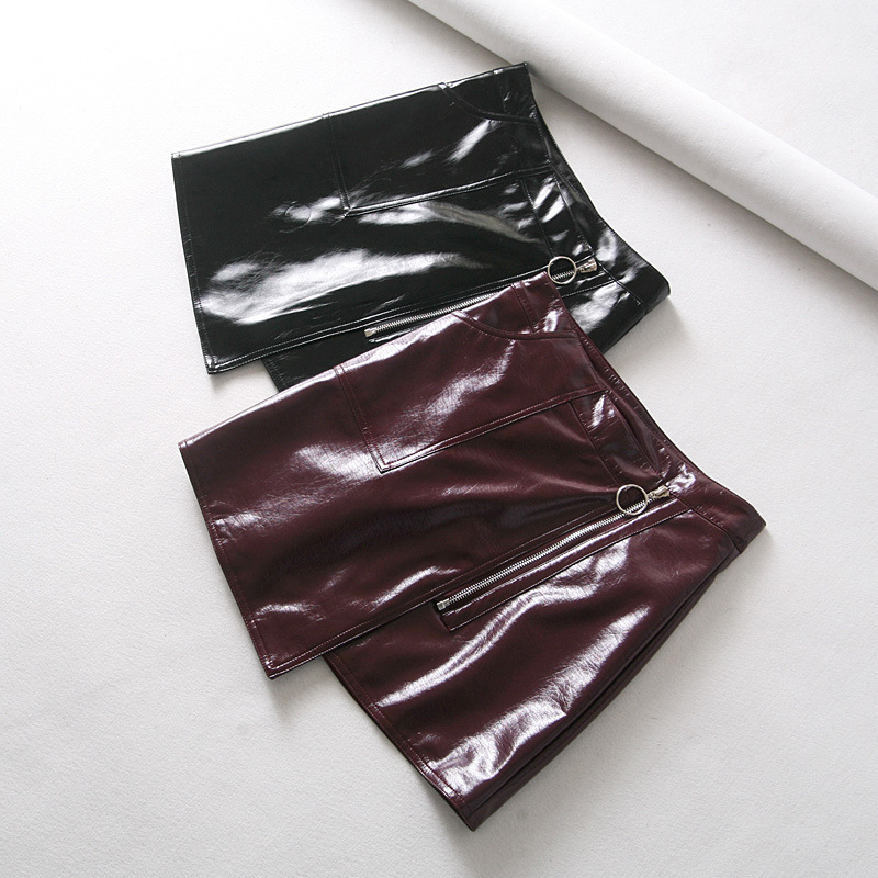 pixiemarket欧洲站新款性感亮面PU皮不规则包臀皮裙打底短裙|msdalam kategori Butik wanita / wanita, skirt - dari Buy2taobao.com untuk memberikan perkhidmatan ejen Taobao profesional membeli
