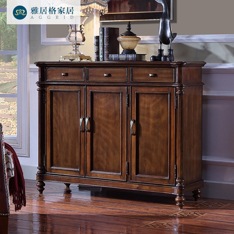 Agile Grid American style Shoe cabinet American style solid wood rural Entrance furniture High-capacity European style Shoe cabinet M5707in the Residential furniture , Cabinet , Shoebox category - from Buy2taobao.com to provide professional Taobao agent buy service