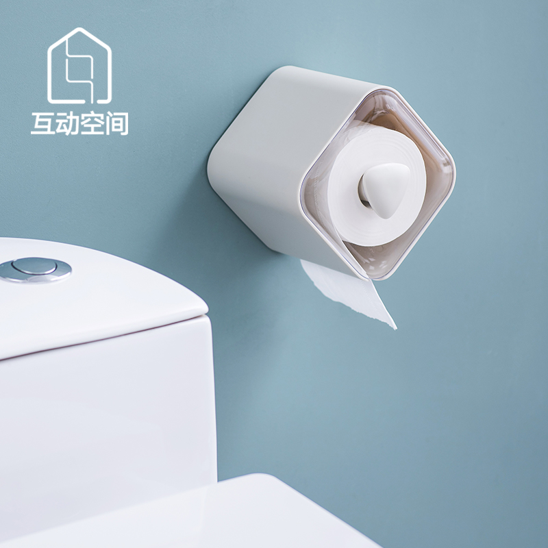 卫生间纸巾盒厕所免打孔卷纸筒抽纸创意家用防水厕纸多功能手纸盒|ruв категории семья/личные чистящие средства, ванная приборов/принадлежности для ванной, рулон бумаги/для полотенец - от Buy2taobao.com для оказания профессиональной услуги покупки агента Taobao