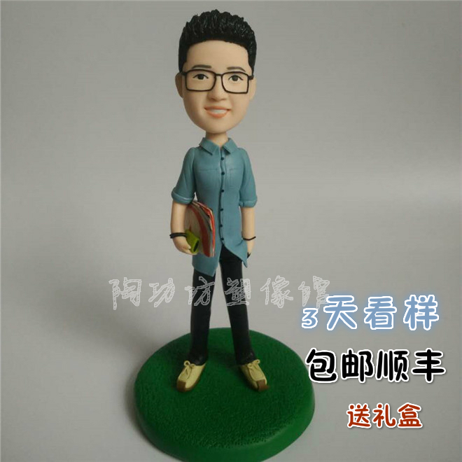定制结婚浪漫生日礼物软陶人像3D打印人偶真人公仔创意礼品包邮|ruв категории персональные настройки/разработка услуг/DIY, ежедневно/украшения на заказ, кукла/кукла настройки, глиняные куклы - от Buy2taobao.com для оказания профессиональной услуги покупки агента Taobao