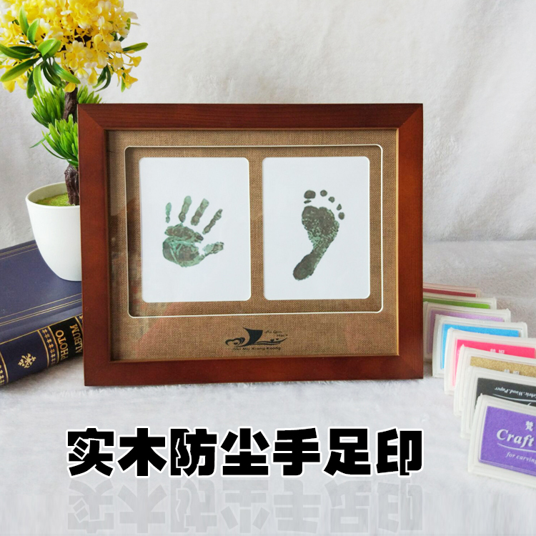 baby baby Hand footprints Brothers inkpad Hand inkpad Newborn full moon One hundred days The age of Anniversary Photo framein the Toy/Childs/Puzzle/Building block/Model , Baby Souvenirs/Personalized Products , Hand footprints category - from Buy2taobao.com to provide professional Taobao agent buy service