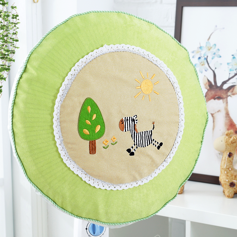 A Patch Cartoon Fan Cover Adorable pet Embroidery electric fan dust cover Desktop to ground Fan cover Fabric artin the Storage consolidation , Household appliances dust , Electric fan/Fan Dust category - from Buy2taobao.com to provide professional Taobao agent buy service