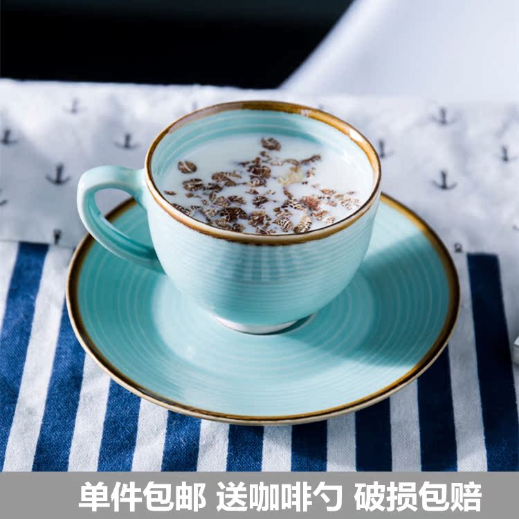 欧式咖啡具 家用创意咖啡杯带碟勺陶瓷马克水杯子简约咖啡杯套装在类目 餐饮具, 咖啡器具, 咖啡杯中 - 来自Buy2taobao.com提供专业的淘宝代购服务