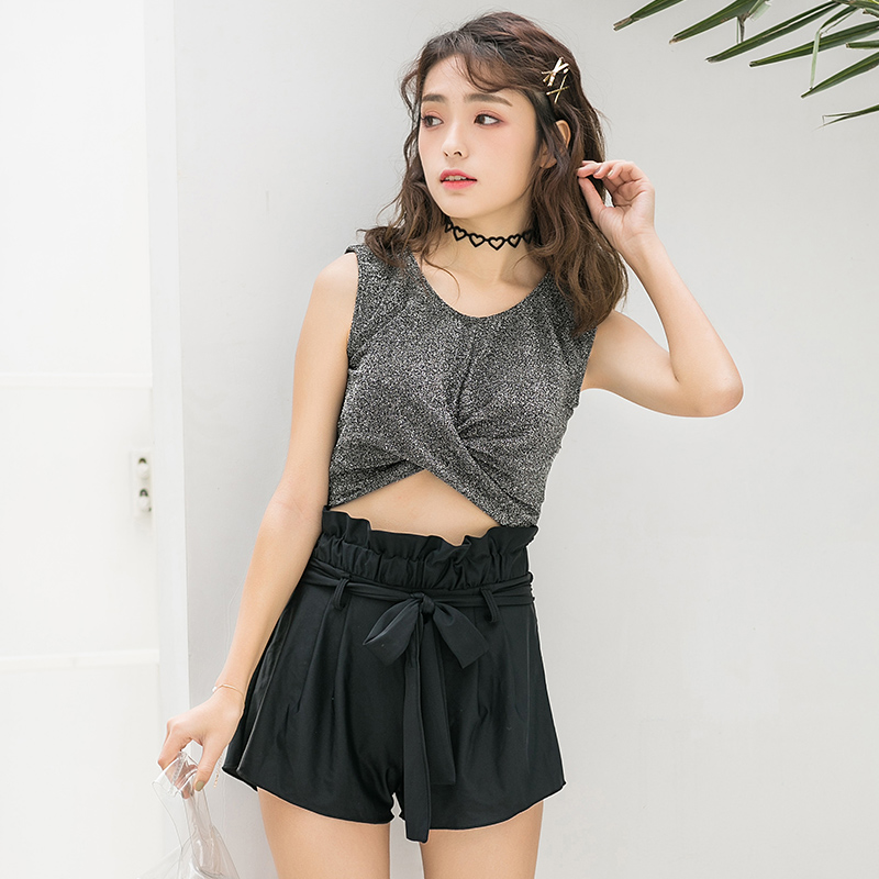 2019新款温泉泳衣女分体三件套钢托聚拢显瘦性感保守时尚个性泳装|ruв категории движение/йога/фитнес/фанаты товаров, плавание, разделить купальник - от Buy2taobao.com для оказания профессиональной услуги покупки агента Taobao