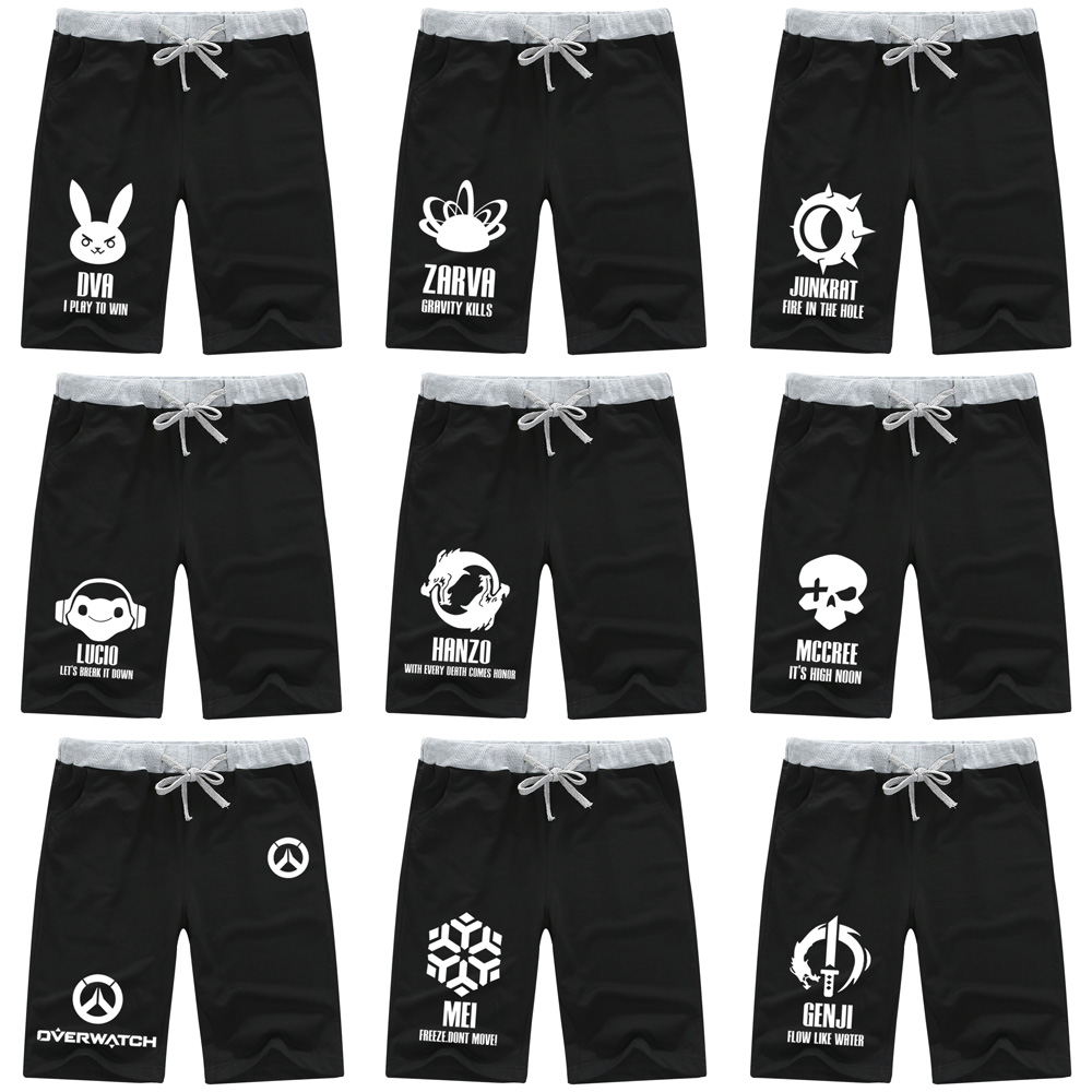 守望先鋒over watch 遊戲周邊衛褲短褲半褲休閑褲子沙灘褲 夏裝在類目 男裝, 休閒褲中 - 來自Buy2taobao.com提供專業的淘寶代購服務