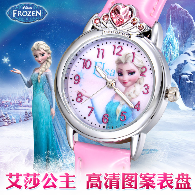 New products Disney Snow Romance children watch girl Quartz watch pupil lovely Diamond Trend girlin the Wristwatch , Watch category - from Buy2taobao.com to provide professional Taobao agent buy service
