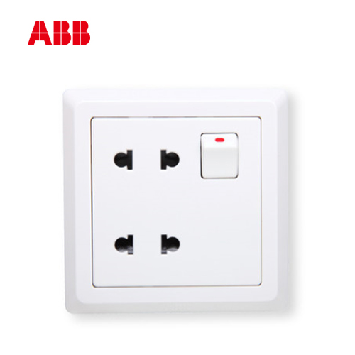 ABB開關/開關插座/開關/插座/面板/ABB德逸 四孔帶開關AE222在類目 電子/電工, 插座, 開關插座套裝中 - 來自Buy2taobao.com提供專業的淘寶代購服務