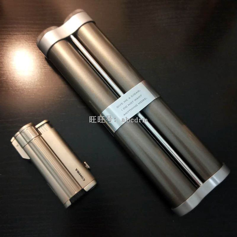 古巴雪茄保湿管两支装盒装便携直充雪茄打火机套装开孔器保湿烟盒在类目 ZIPPO/瑞士军刀/眼镜, 烟具, 烟盒中 - 来自Buy2taobao.com提供专业的淘宝代购服务