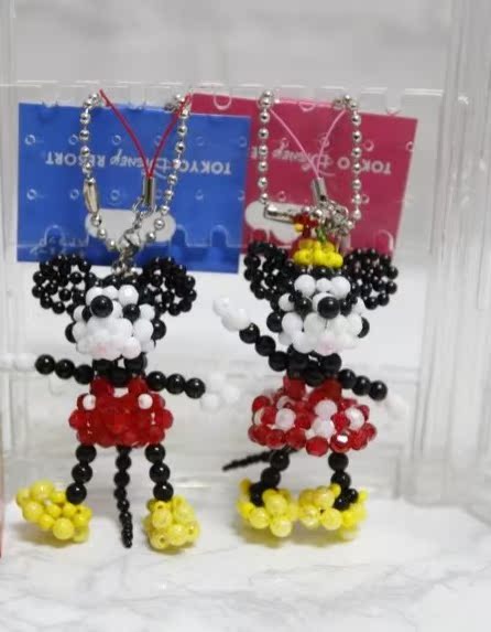 Mickey Minnie Beads modelling Zipper/Strap (Group 1 and Group 2) 806Ain the Home accessories , Creative Jewelry , Air Charm category - from Buy2taobao.com to provide professional Taobao agent buy service