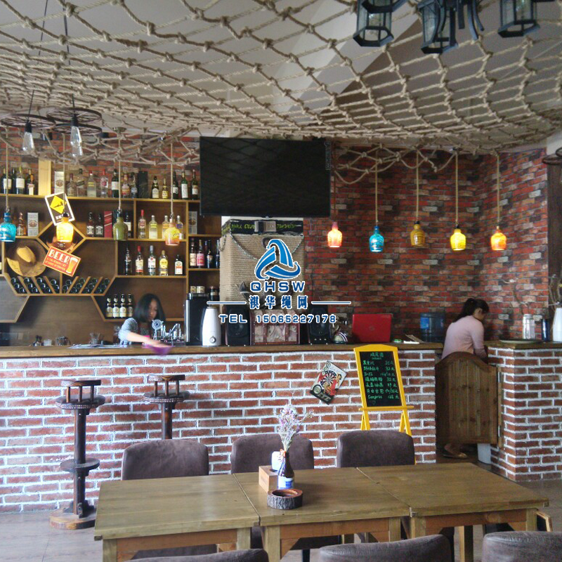 麻绳网服装店酒吧夜店咖啡美发店天花创意墙壁装饰棚顶屋顶吊顶网|ruв категории Домашний быт, роспись - от Buy2taobao.com для оказания профессиональной услуги покупки агента Taobao