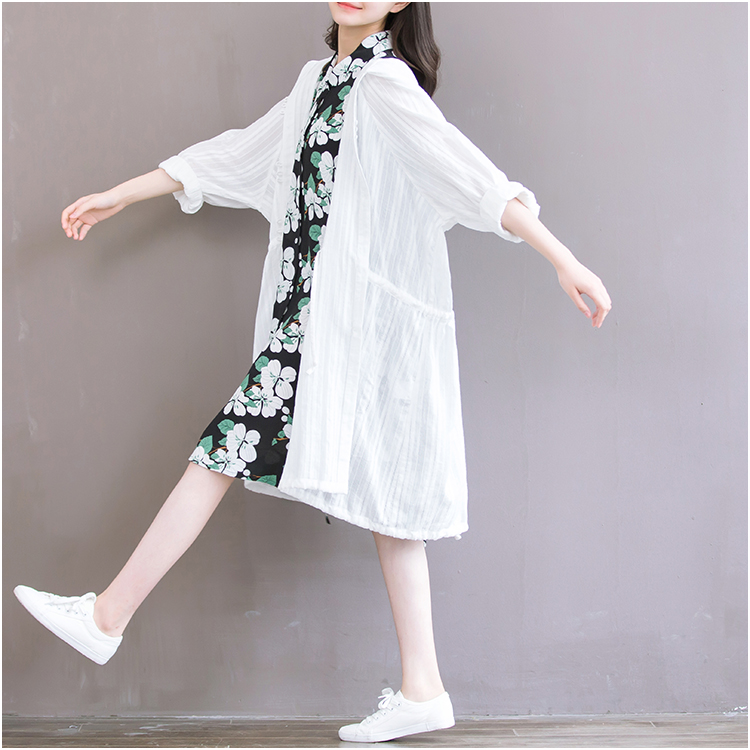 孕妇夏装套装2019新款时尚春秋雪纺连衣裙防晒衣孕妇装春装两件套|msdalam kategori Bekalan Ibu / Ibu / Pemakanan, bersalin, kot/windbreaker - dari Buy2taobao.com untuk memberikan perkhidmatan ejen Taobao profesional membeli