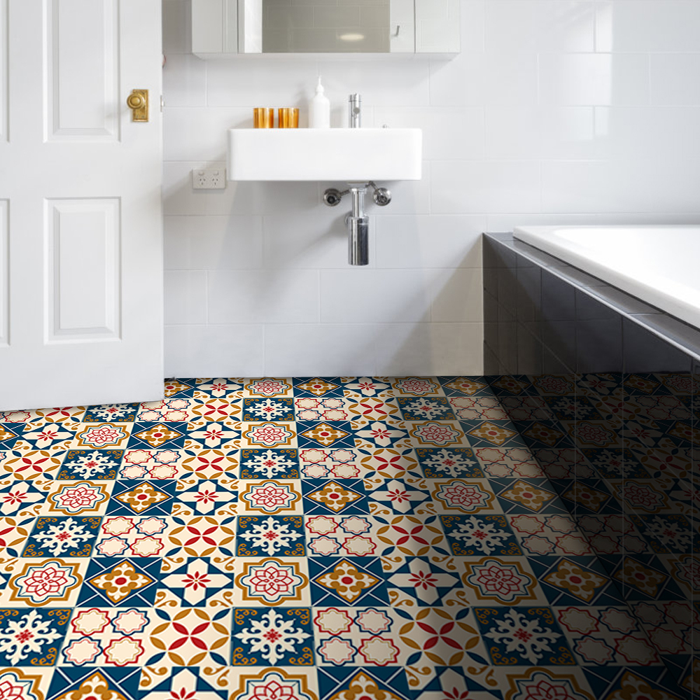 廚房衛生間地面加厚防水耐磨地板貼地磚瓷磚牆面防油地貼自粘牆貼在類目 家居飾品, 貼飾, 其他貼飾中 - 來自Buy2taobao.com提供專業的淘寶代購服務