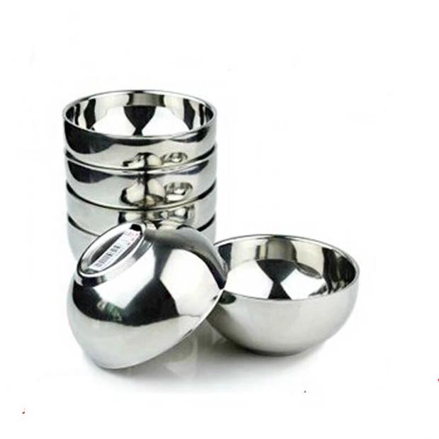 household Stainless steel bowl double-deck Insulated bowl children Anti scald Rice bowl canteen Rice bowl Soup bowl giftin the Tableware , Tableware , Bowl category - from Buy2taobao.com to provide professional Taobao agent buy service