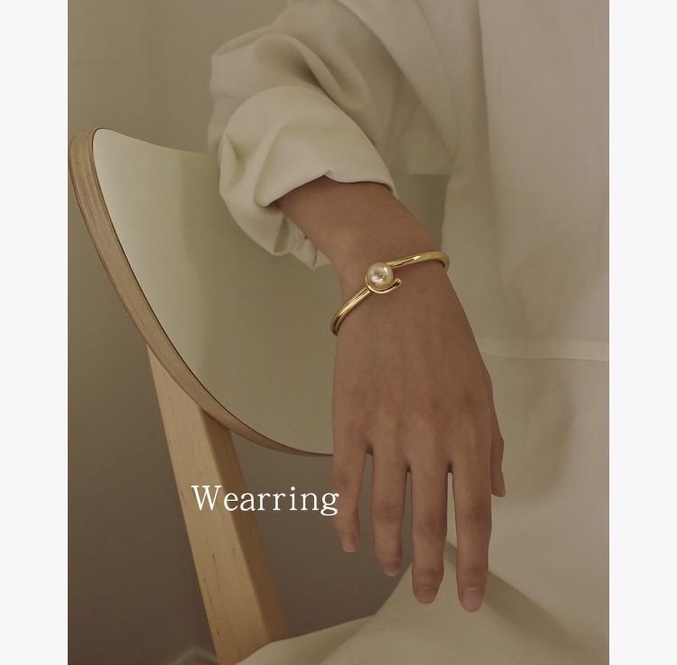 Wearring 133欧美大牌小众设计师极简时尚开口镀金香槟珠手镯女在类目 饰品/流行首饰/时尚饰品新, 手镯中 - 来自Buy2taobao.com提供专业的淘宝代购服务