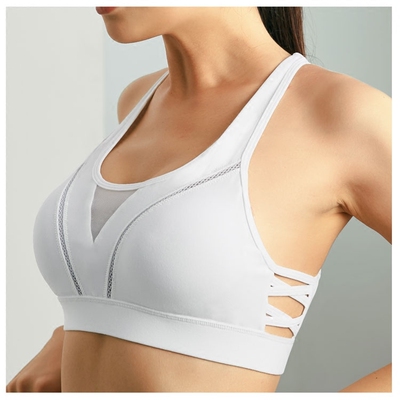 固定海棉一体式罩杯运动内衣抗震立体文胸健身瑜伽背心跳操内衣