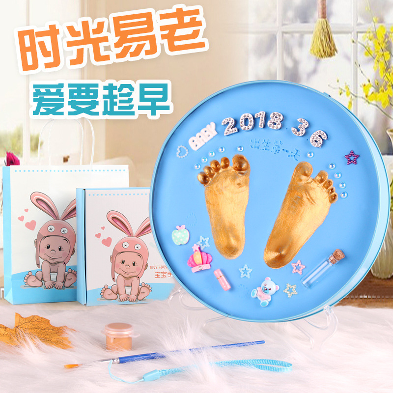 宝宝手足印泥手脚印手印泥纪念品儿童婴儿新生儿永久满月百天礼物|msdalam kategori Toy/bayi/teka-teki/blok bangunan/model, Choi lumpur/Clay/tanah liat Fimo, Choi lumpur/plastisin - dari Buy2taobao.com untuk memberikan perkhidmatan ejen Taobao profesional membeli