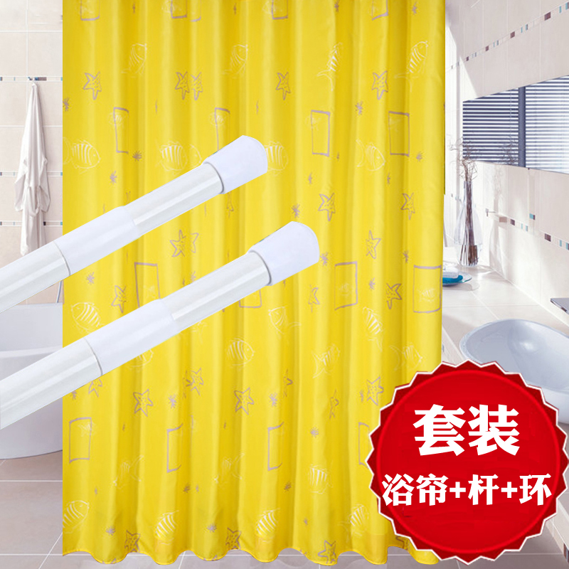 涤纶加厚浴帘防水防潮浴帘淋浴门帘窗帘卫生间窗帘浴帘(送挂钩)在类目 家庭/个人清洁工具, 卫浴用具/卫浴配件, 浴帘中 - 来自Buy2taobao.com提供专业的淘宝代购服务