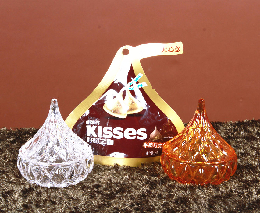 狂甩好时KISSES 钻石迷你糖果盒首饰盒储物罐菱形玻璃摆在类目 节庆用品/礼品, 创意礼品, 储蓄罐中 - 来自Buy2taobao.com提供专业的淘宝代购服务
