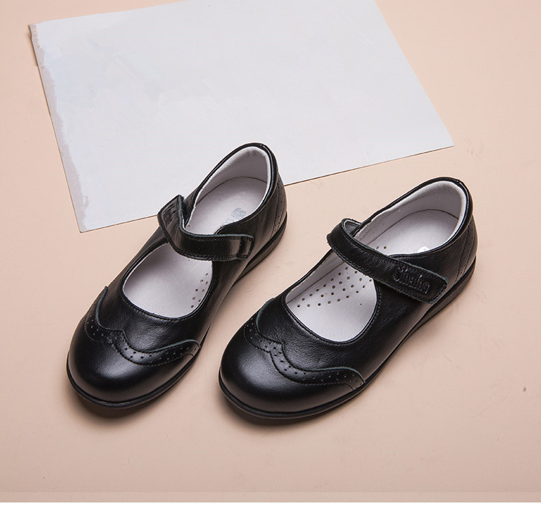 Counter money Sinai satisfied children's shoes 2018 Spring girl Versatile Princess shoes black Student shoes Performance shoes Single leather shoesin the Shoes/Baby Shoes/Parent-child shoes , Leather shoes category - from Buy2taobao.com to provide professional Taobao agent buy service