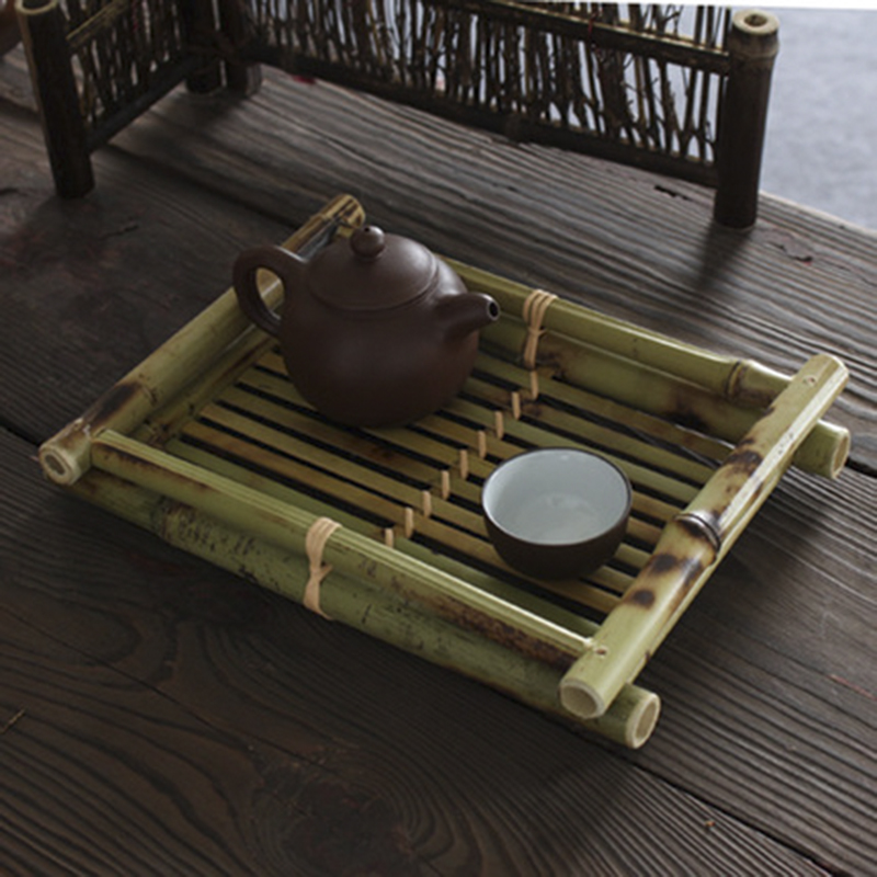 Saucer Retro Hot Tiger Tray Original bamboo Tray Saucer Cup holder Cup holder Tea ceremony Kungfu Online tea setin the Tableware , Tea set , Tea tray category - from Buy2taobao.com to provide professional Taobao agent buy service