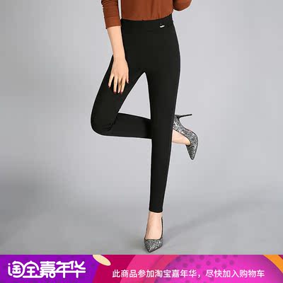 柔妃打底裤外穿大码加厚保暖裤小脚裤蚕丝裤靴裤女6030/6031/6033