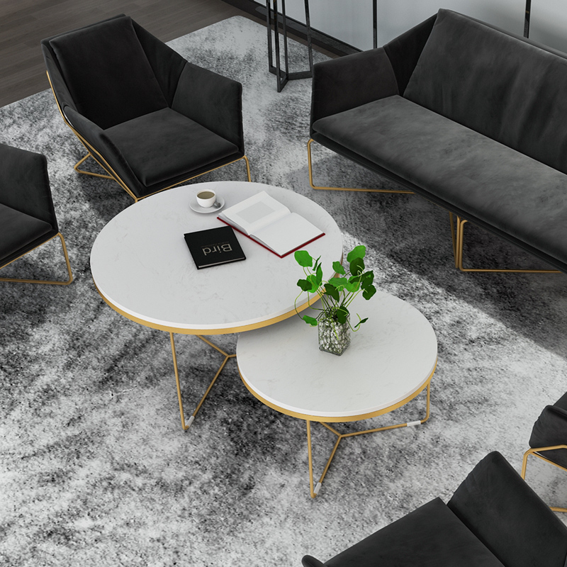 Northern Europe tea table Modern simplicity a living room Iron art tea table combination Small coffee table Net Red Marble originality Side tablein the Residential furniture , Categories , Tea table category - from Buy2taobao.com to provide professional Taobao agent buy service
