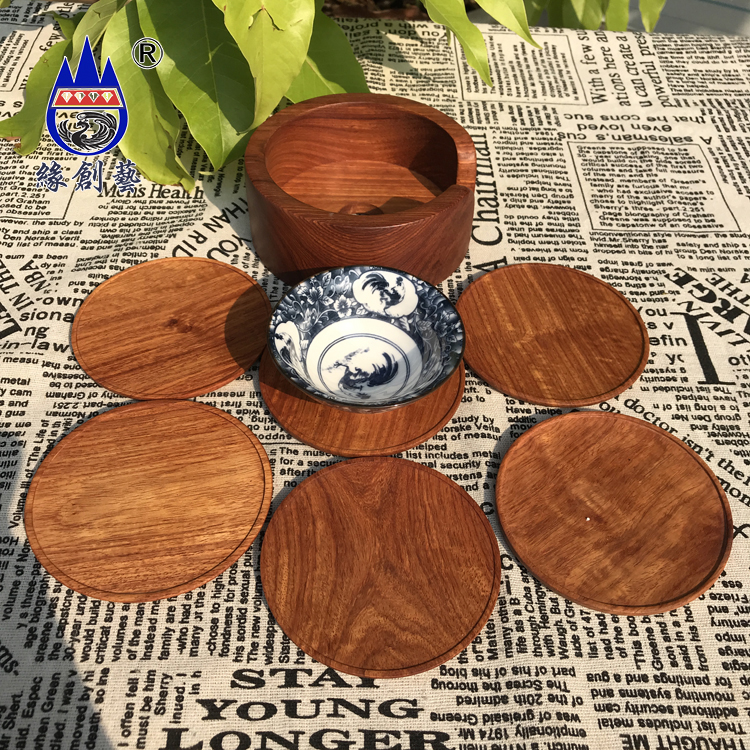 瑕疵特价处理红木杯垫缅甸花梨一物一图7件套茶道茶具杯托整木料在类目 餐饮具, 杯子/水杯/水壶, 杯垫中 - 来自Buy2taobao.com提供专业的淘宝代购服务