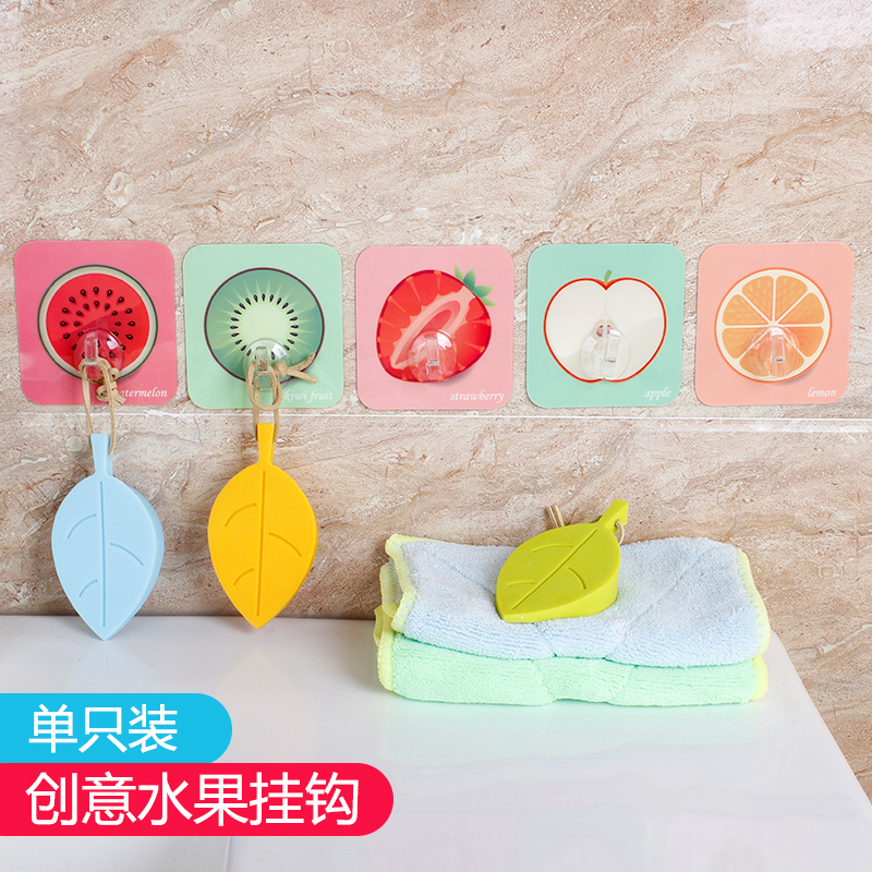 originality fruit No trace Strength Viscose After the door Hooks kitchen Shower Room Wall Sticking hook A loadingin the Storage consolidation , Family finishing equipment , Hook/Sticky hooks category - from Buy2taobao.com to provide professional Taobao agent buy service