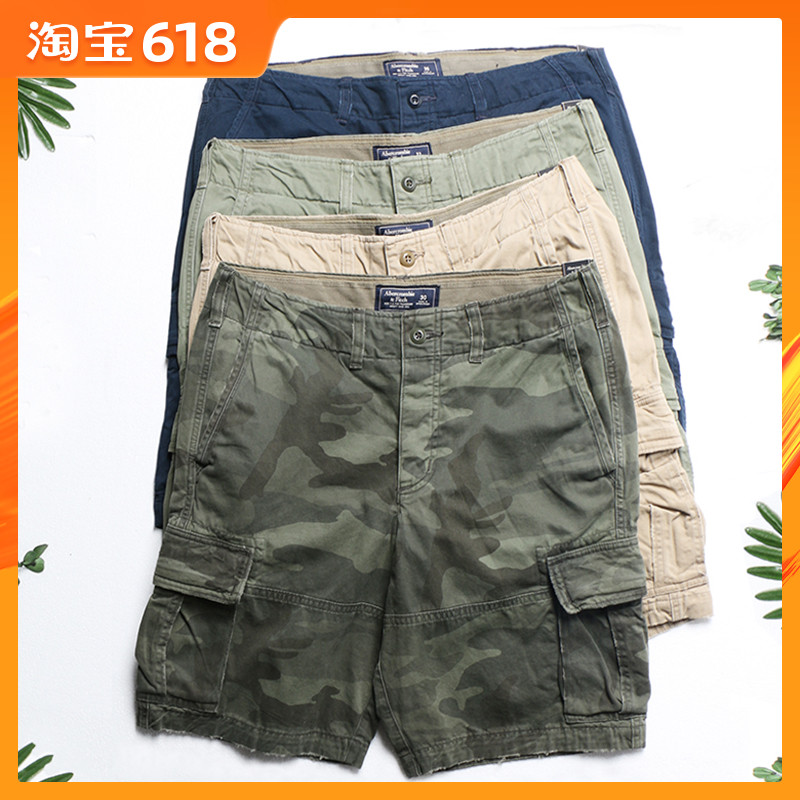 U.S. Genuine Abercrombie Fitch summer Do the old Easy leisure time Beach pants AF Cargo Shortsin the Men's clothing, Casual pants category - from Buy2taobao.com to provide professional Taobao agent buy service