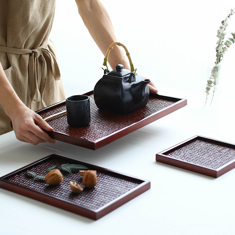 NDP Wooden pallets Coaster woodiness rectangle tea tray Bread plate Fruit plate Barbecue plate Japanese Water cup Trayin the Tableware , Tea set , Tea tray category - from Buy2taobao.com to provide professional Taobao agent buy service
