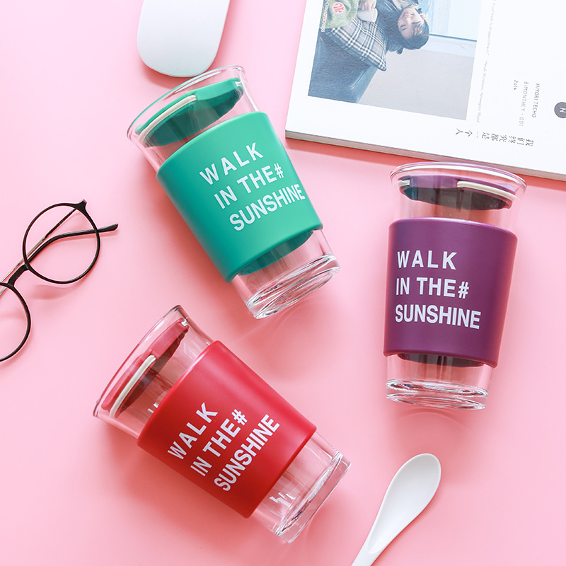 NDP originality capacity Cup cover seal ring glass Spoon transparent Anti scald glassin the Tableware , Coffee , Mug category - from Buy2taobao.com to provide professional Taobao agent buy service