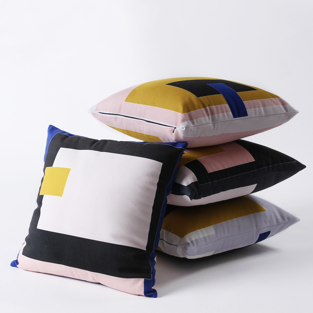 Pillow Nordic geometric design pure and fresh abstract rubin the Home Fabric , Pillow/Pillow category - from Buy2taobao.com to provide professional Taobao agent buy service