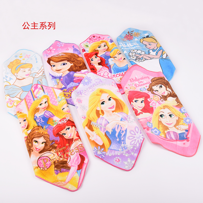 pure cotton lovely Cartoon Kerchief Princess Series children baby Wash one's face towel girl Square Cotton Kerchiefin the Home Daily , Towel/Bath towel/Bathrobes , Bath towels towel suit/Three-piece category - from Buy2taobao.com to provide professional Taobao agent buy service