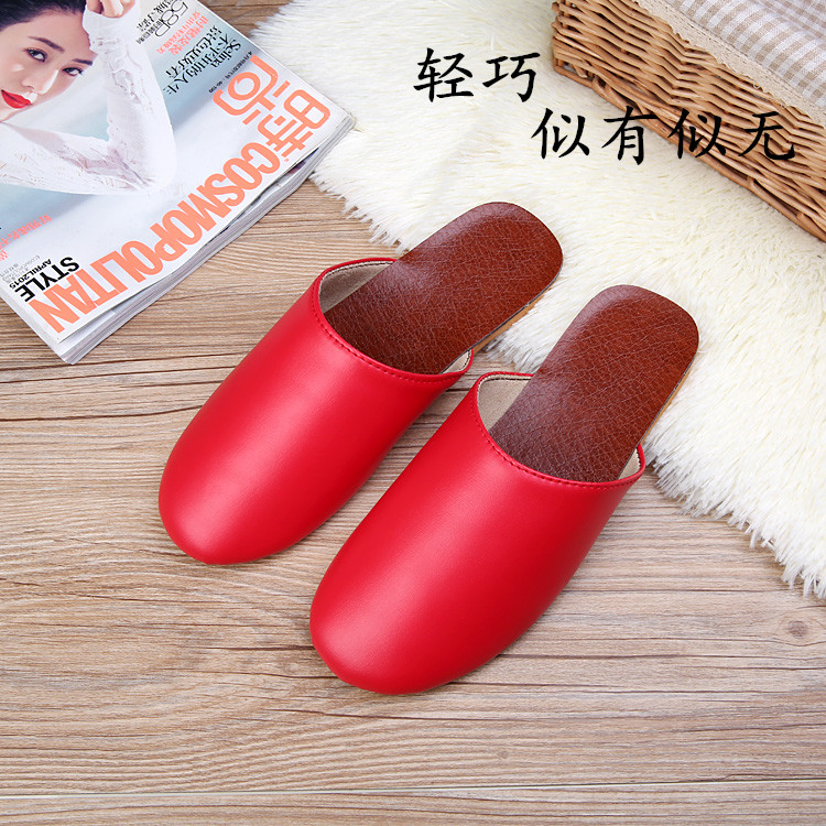 海甯皮拖鞋夏秋季情侶居家居防滑牛筋底室內地板拖鞋男女涼拖鞋在類目 居家日用, 鞋用品, 居家鞋中 - 來自Buy2taobao.com提供專業的淘寶代購服務