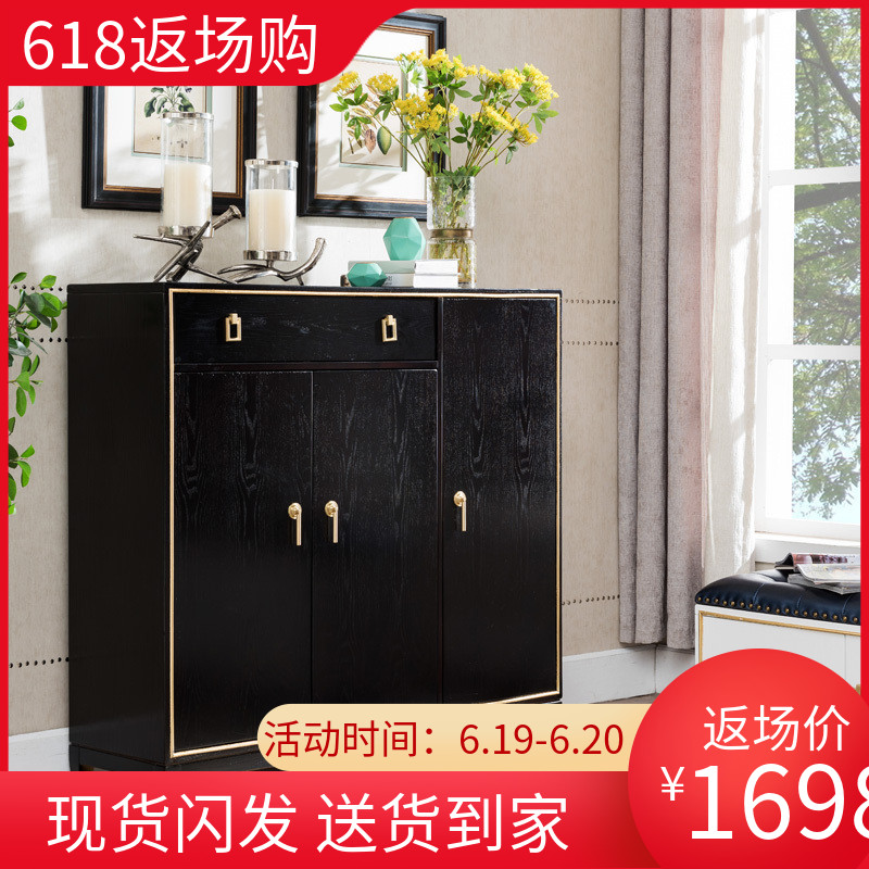 新中式轻奢鞋柜后现代家具小户型玄关柜储物柜样板房入户收纳柜子|msdalam kategori perabot kediaman, kabinet, kotak kasut - dari Buy2taobao.com untuk memberikan perkhidmatan ejen Taobao profesional membeli