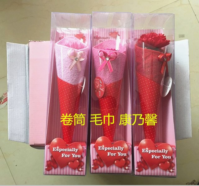 母親節創意新款毛巾禮品香皂花創意商務禮品盒裝小禮物康乃馨花在類目 家居飾品, 創意飾品, 百變造型香皂中 - 來自Buy2taobao.com提供專業的淘寶代購服務