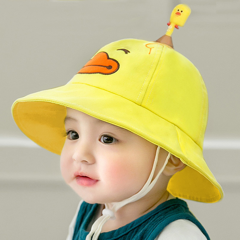 Baby hat spring and autumn Thin section Visor Female baby Fisherman hat 0-1-2 Boys 3 summer Hat Sun hatin the Children/Baby/Family fitted , Hat/Muffler/Masks/Gloves/Earmuffs/Booties , Hat category - from Buy2taobao.com to provide professional Taobao agent buy service