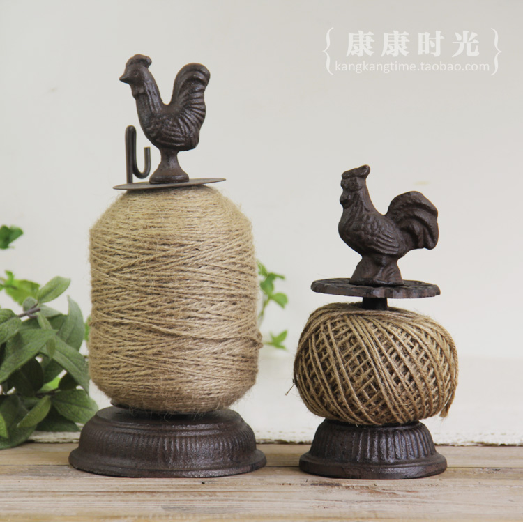 {Kankan time} Cock reel Retro Reminiscence cast iron Winder sewing kit Hemp rope Decorationin the Home Fabric , Sew DIY Material,Tools and finished products , Other Sewing DIY Tool category - from Buy2taobao.com to provide professional Taobao agent buy service
