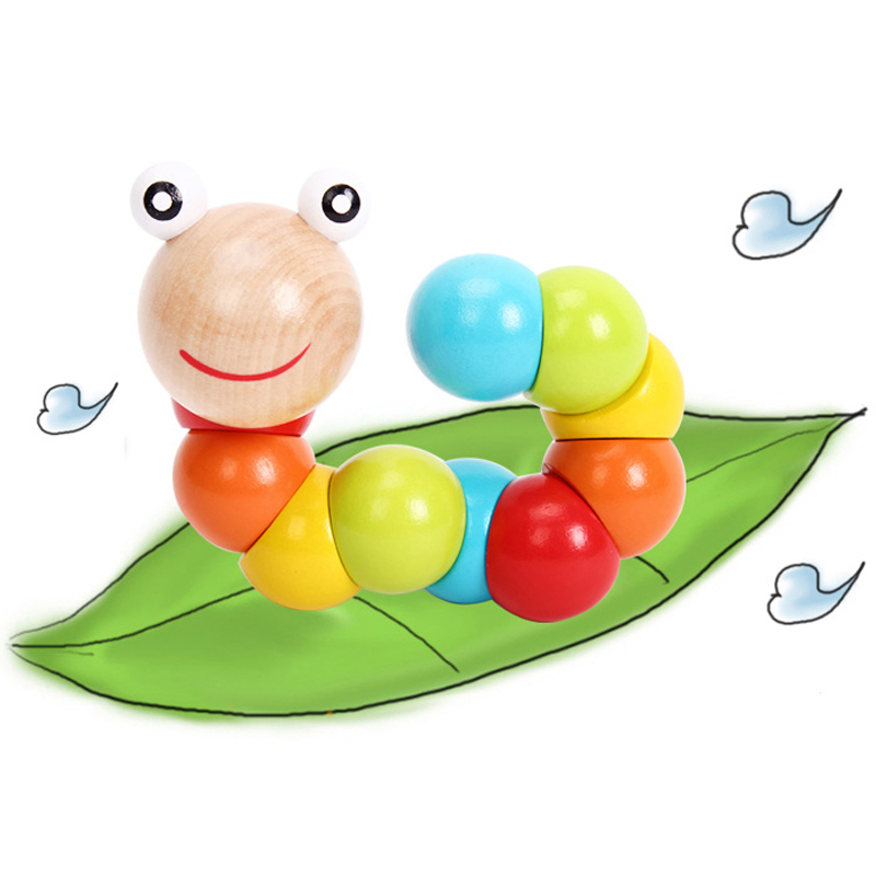 baby Rainbow Shilly woodiness Children's educational toys Educational toys Shilly insectsin the Toy/Childs/Puzzle/Building block/Model , Other Toys category - from Buy2taobao.com to provide professional Taobao agent buy service