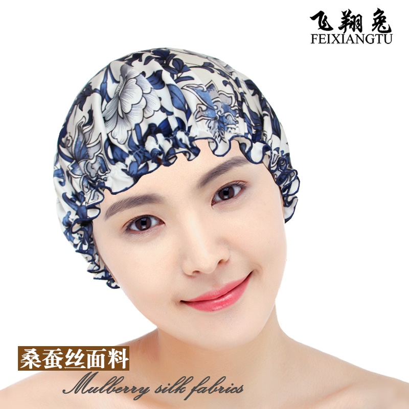 Real silk Nightcap sleep keep warm Spring and summer Thin section Sleep adult Baotou Socket Bald Chemotherapy Month of capin the Accessories/Leather belt/Hat/Muffler , Hat category - from Buy2taobao.com to provide professional Taobao agent buy service