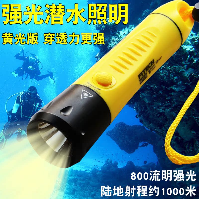 F8 Waterproof Flashlight LED Strong light charge Flashlight major diving High brightness Meet an emergency Long shot outdoors explore lightingin the Outdoor/Mountaineer/Camping/Travel Goods , Outdoor Lighting , Flashlight category - from Buy2taobao.com to provide professional Taobao agent buy service
