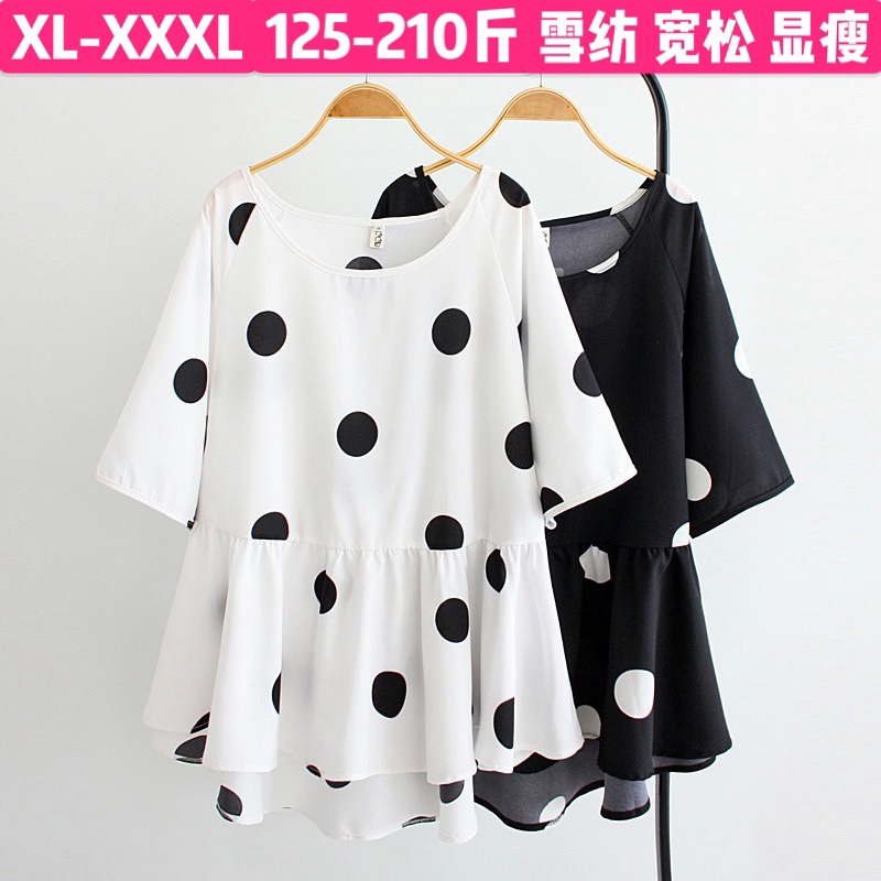 Large size women 200 Summer wear jacket half sleeve Wave Chiffon shirt Mid length version shirt Easy Korean Edition Baby unlined upper garmentin the Maternity/Maternal supplies/Nutrition , Maternity , Shirt/Chiffon shirt category - from Buy2taobao.com to provide professional Taobao agent buy service