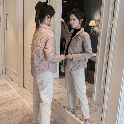 2019新款冬季小个子轻薄短款棉衣女宽松韩版ins棉袄棉服外套冬装